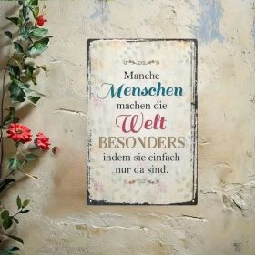 CIFbuy 2D Flat Metal Sign Some People Make The World Special, World Special, Iron Wall Art 8x12（Some ikSome, Some ikSome, Theme Self-pickup Logio