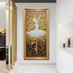 Modern Oil Painting On Canvas Abstract Oil Painting Hand Painted Ballet Large Wall Art For Home Decor