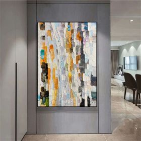 Abstract Handmde Oil Painting On Canvas Acrylic Painting Wall Painting Wall Art For Living Room Original Brown Texture Knife Artwrok Wall Decor