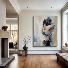 Original Wall Art Abstract Lady Framed abstract portrait painting Woman painting lovers art Woman face Canvas Art abstract woman art