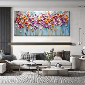 Hand Painted Abstract Colorful Oil Painting on Canvas Large Original Textured Wall Art Boho Wall Decor Minimalist Living Room Home Decor