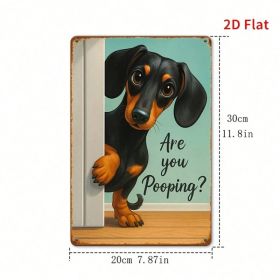 CIFbuy Vintage Are You Pooping Metal Sign 8x12 Inch, Inch, Funny Bathroom Tin Wall Decor（ikMetal, ikMetal, Theme Self-pickup Logiopics）
