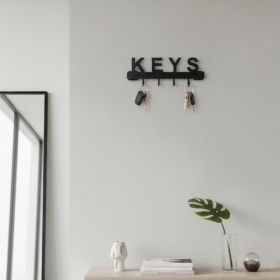 CIFbuy Heavy Duty Vintage Industrial Iron Wall Hook, Rustproof Space Saving Farmhouse Coat Rack, Rack, Sturdy Wall Organizer for Entryway Hallway (Option: 31583446)