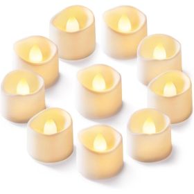 Flameless LED Tea Lights 24 PCS, Flickering Battery Operated Candles For Votive Holders, Centerpieces, Weddings And Parties (Option: MULTI)