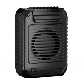 Waist Clip Fan Rechargeable 10000mAh Battery Strong Wind Portable Cooling Fan For Outdoor Work Hiking (Option: Default)