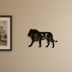 CIFbuy Gothic Lion Antique Iron Finish Metal Wall Sculpture Dark Academia Moody Wall, Art for Living, Room Bedroom Office Distinctive, Housewarmi (Option: 51671686)