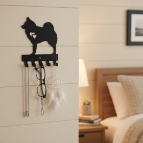CIFbuy Black Metal Wall Hook Decorative Organizer Minimalist Space Saving Coat Rack for, Entryway Bedroom Industrial, Farmhouse Aesthetic for Kit (Option: 02129735)