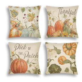Autumn Harvest Series Pillowcase Style 2 Four-Piece Set (Option: 4piece set)