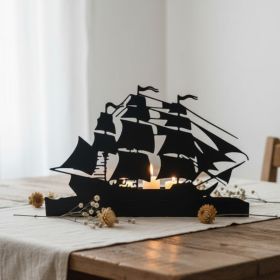 CIFbuy Modern Iron Antler Candle Holders Minimalist Farmhouse Candle Stand Rustic Home Decor, for Coffee, Table Mantel Elegant Wedding, Centerpie (Option: 41668659)